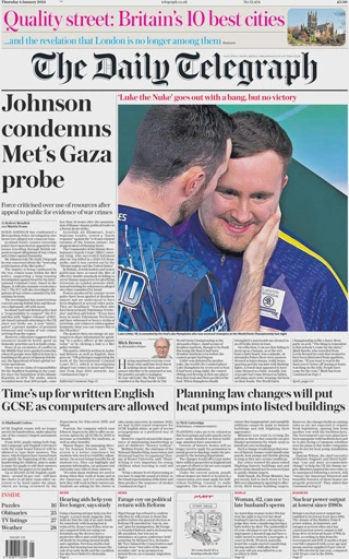 The Daily Telegraph - 4 January 2024