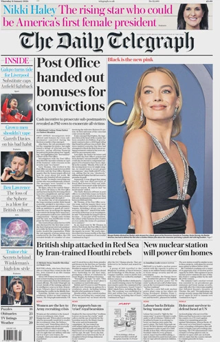 The Daily Telegraph - 11 January 2024