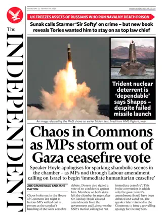 The Independent - 22 February 2024