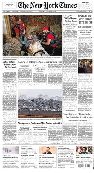 The New York Times - 15 January 2024