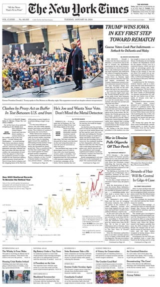 The New York Times - 16 January 2024