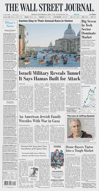 The Wall Street Journal - 18 December 2023