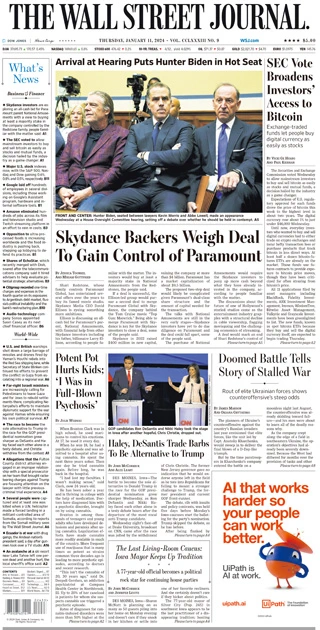 The Wall Street Journal - 11 January 2024