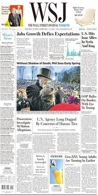 The Wall Street Journal - 3 February 2024