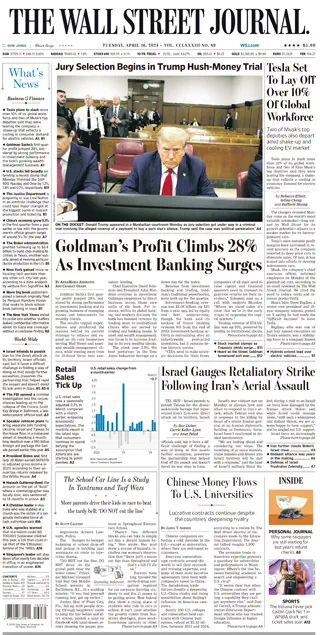 The Wall Street Journal - 16 April 2024