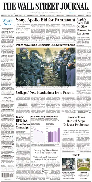 The Wall Street Journal - 3 May 2024