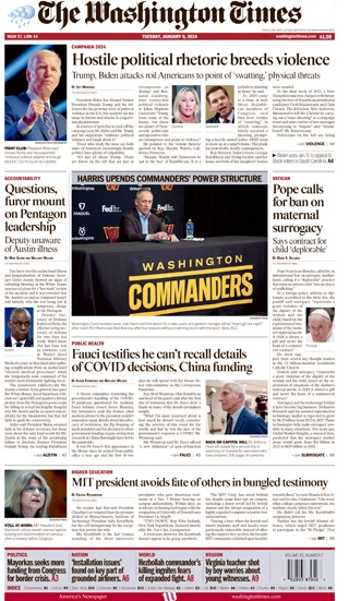 The Washington Times - January 9, 2024