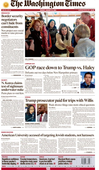 The Washington Times - January 22, 2024